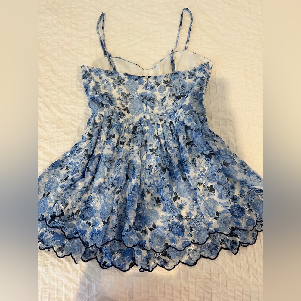 Altar’d State Blue Floral Dress - Picture 5 of 9